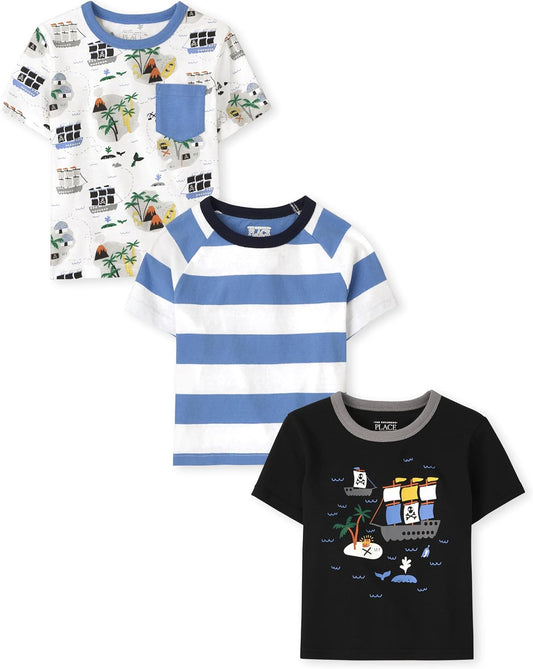 The Children's Place Baby Toddler Boys Short Sleeve Fashion Top